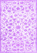 Persian Purple Traditional Rug, tr763pur