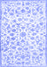 Persian Blue Traditional Rug, tr763blu