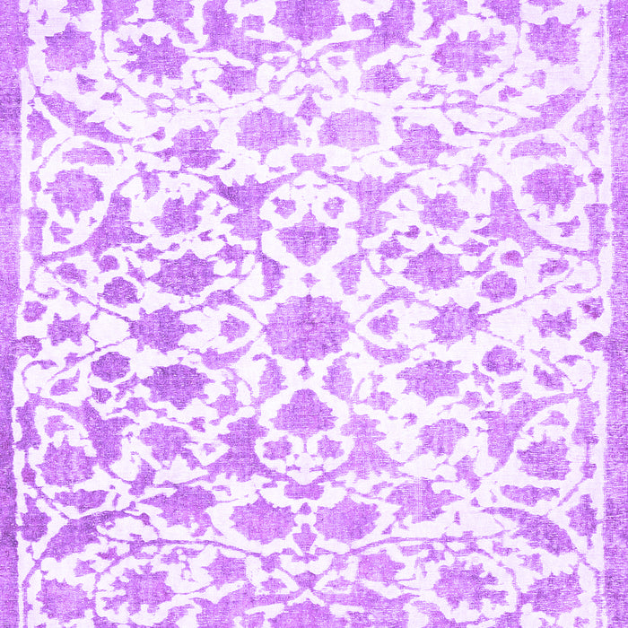 Machine Washable Persian Purple Traditional Area Rugs, wshtr763pur