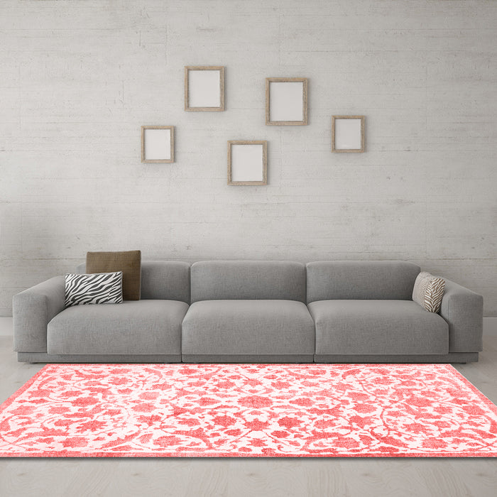 Traditional Red Washable Rugs