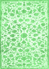 Persian Emerald Green Traditional Rug, tr763emgrn