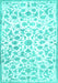 Persian Turquoise Traditional Rug, tr763turq