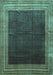 Persian Turquoise Traditional Rug, tr764turq