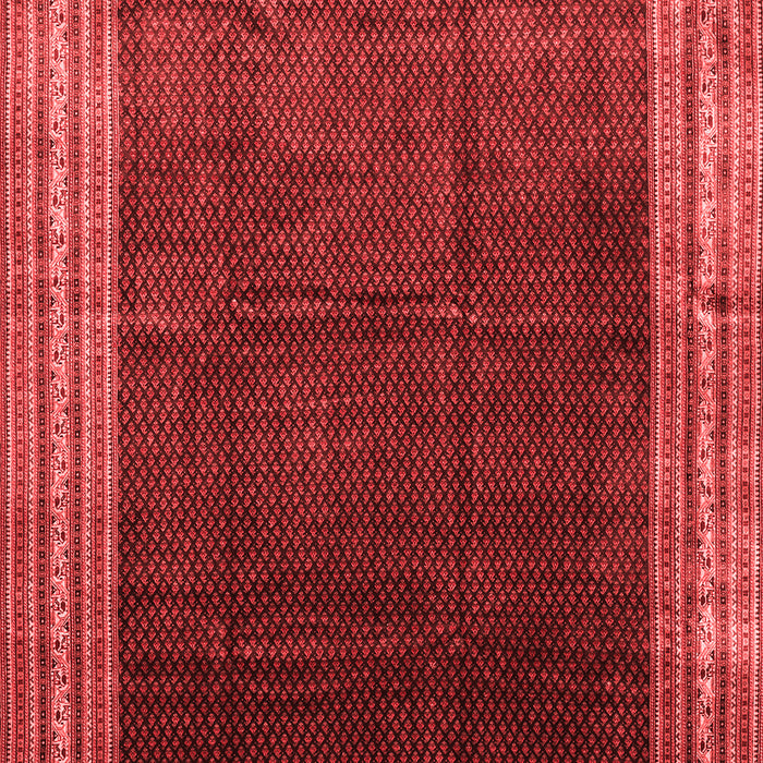 Machine Washable Persian Red Traditional Rug, wshtr764red