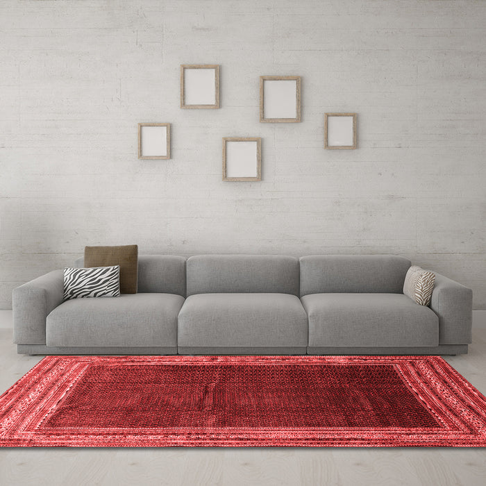 Traditional Red Washable Rugs