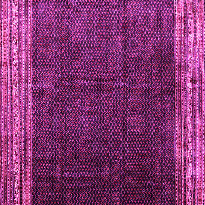 Machine Washable Persian Pink Traditional Rug, wshtr764pnk