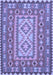 Machine Washable Persian Blue Traditional Rug, wshtr765blu