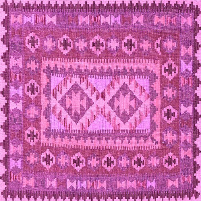 Square Persian Purple Traditional Rug, tr765pur