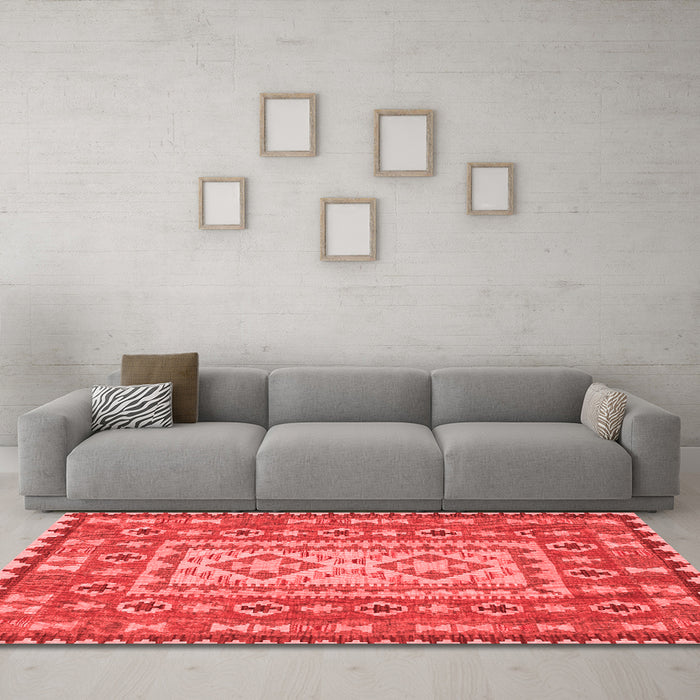 Traditional Red Washable Rugs