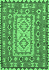 Persian Emerald Green Traditional Rug, tr765emgrn