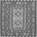 Serging Thickness of Persian Gray Traditional Rug, tr765gry