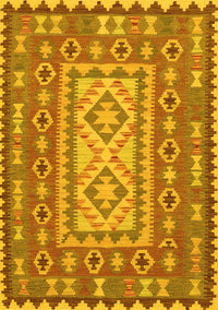 Persian Yellow Traditional Rug, tr765yw