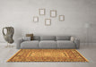 Machine Washable Persian Brown Traditional Rug in a Living Room,, wshtr765brn