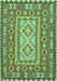 Machine Washable Persian Turquoise Traditional Area Rugs, wshtr765turq