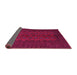 Sideview of Persian Pink Traditional Rug, tr766pnk