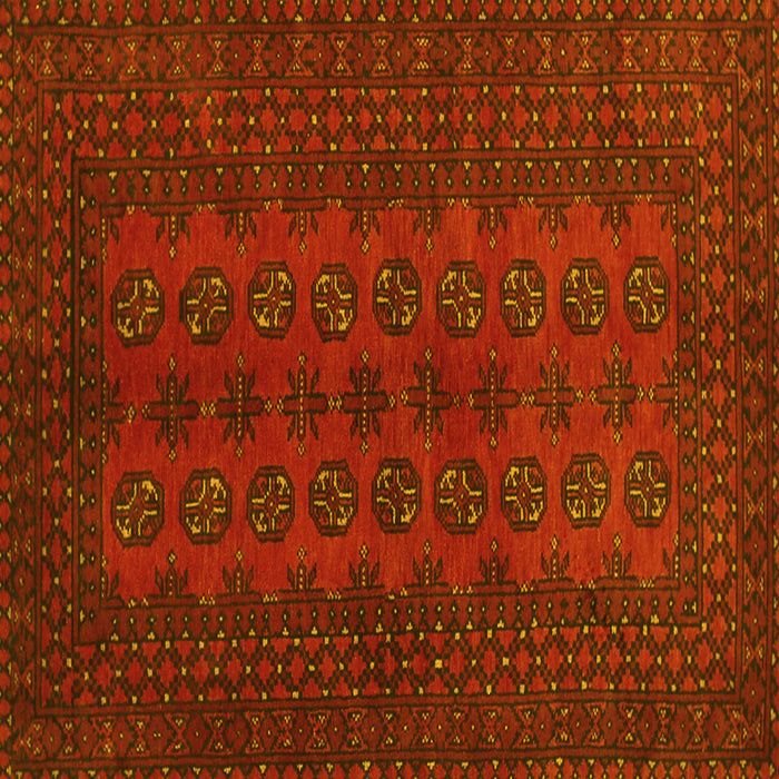 Square Machine Washable Persian Yellow Traditional Rug, wshtr766yw