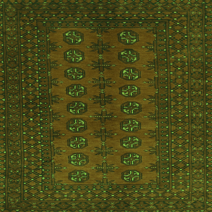 Serging Thickness of Persian Green Traditional Rug, tr766grn