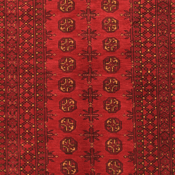 Serging Thickness of Machine Washable Persian Orange Traditional Area Rugs, wshtr766org