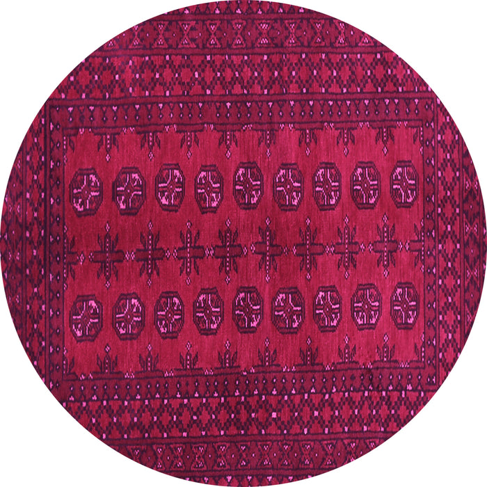 Round Persian Pink Traditional Rug, tr766pnk