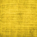 Square Persian Yellow Traditional Rug, tr767yw
