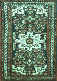 Persian Turquoise Traditional Rug, tr768turq