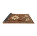 Sideview of Persian Brown Traditional Rug, tr768brn