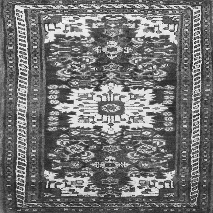 Serging Thickness of Persian Gray Traditional Rug, tr768gry