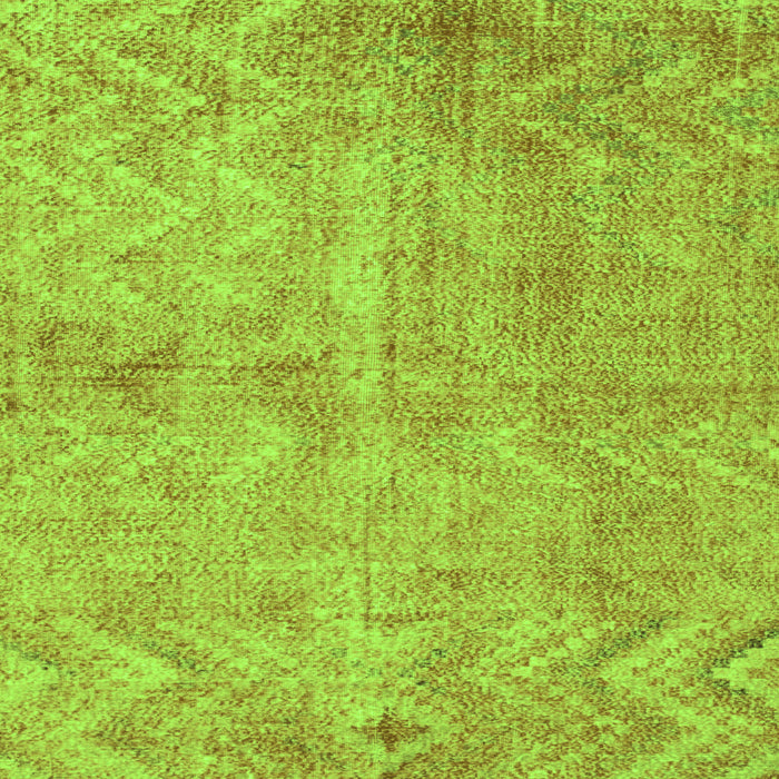 Serging Thickness of Persian Green Bohemian Rug, tr769grn