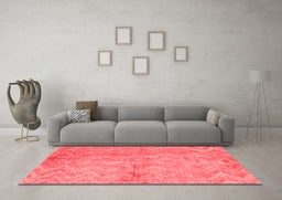 Bohemian Red Washable Rugs