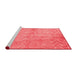 Bohemian Red Washable Rugs