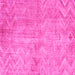 Square Persian Pink Bohemian Rug, tr769pnk