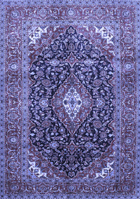 Medallion Blue Traditional Rug, tr76blu