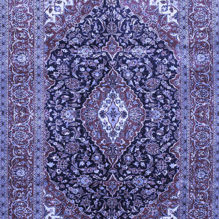 Medallion Blue Traditional Rug, tr76blu