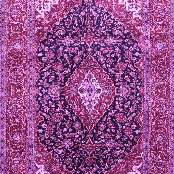 Medallion Purple Traditional Rug, tr76pur