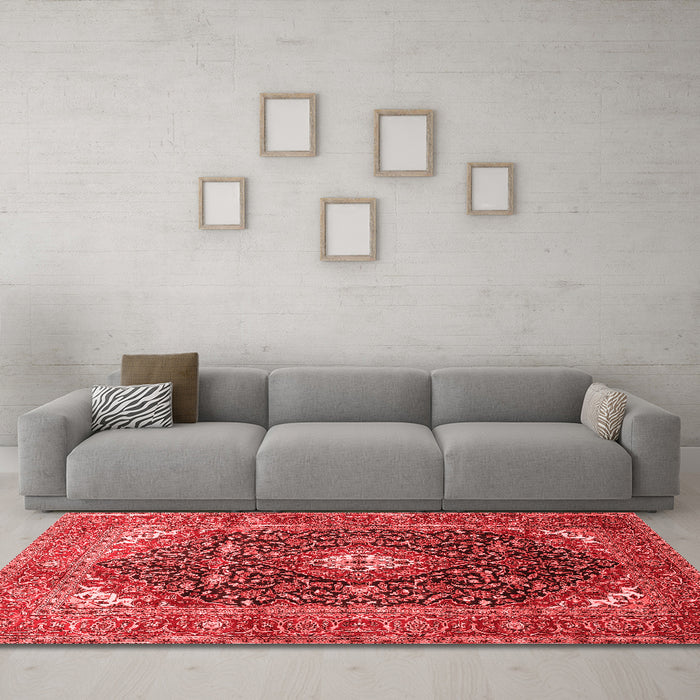 Traditional Red Washable Rugs
