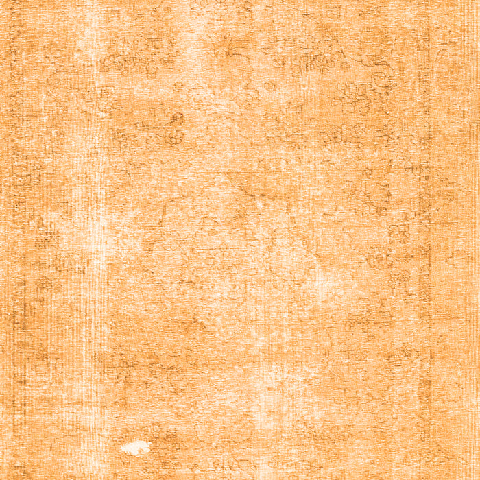 Serging Thickness of Machine Washable Persian Orange Traditional Area Rugs, wshtr770org