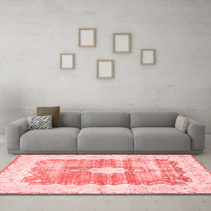 Traditional Red Washable Rugs