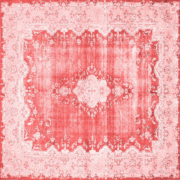 Machine Washable Persian Red Traditional Rug, wshtr771red