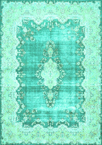 Persian Turquoise Traditional Rug, tr771turq