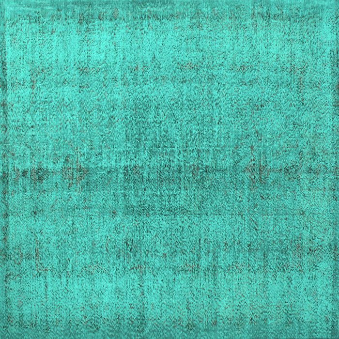 Square Persian Turquoise Traditional Rug, tr772turq