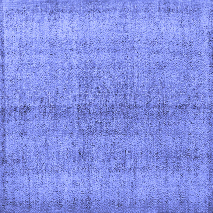 Square Persian Blue Traditional Rug, tr772blu