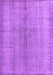 Machine Washable Persian Purple Traditional Area Rugs, wshtr772pur