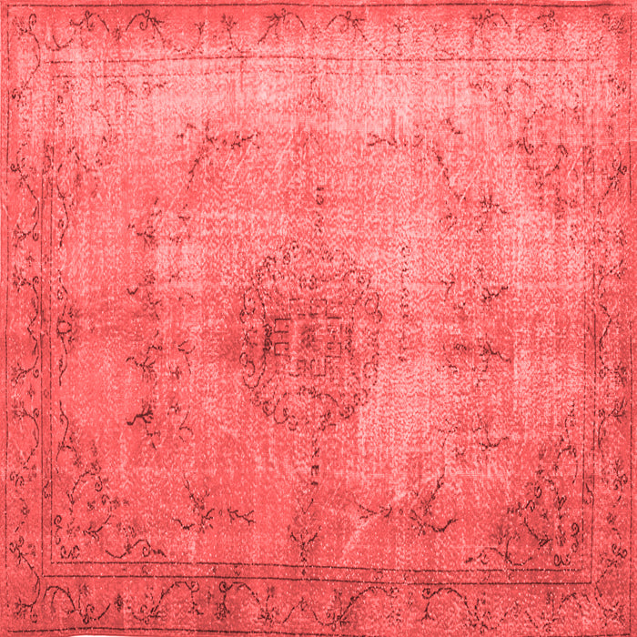 Machine Washable Persian Red Traditional Rug, wshtr773red