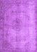 Machine Washable Persian Purple Traditional Area Rugs, wshtr773pur