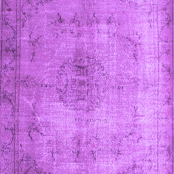 Machine Washable Persian Purple Traditional Area Rugs, wshtr773pur