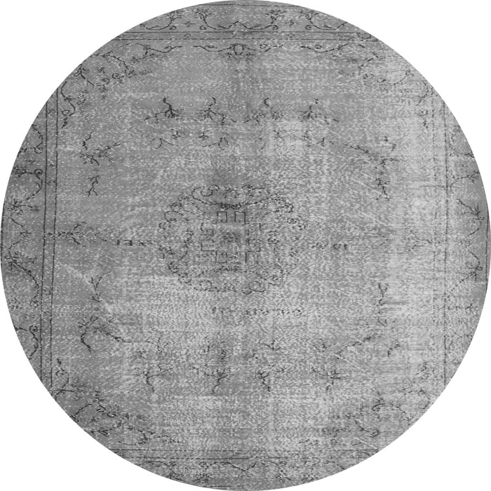 Square Persian Gray Traditional Rug, tr773gry