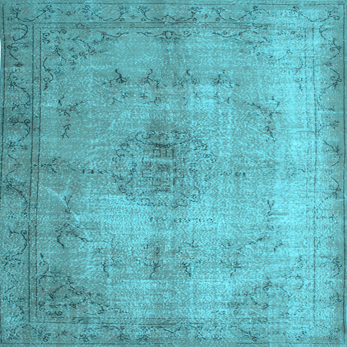 Square Persian Light Blue Traditional Rug, tr773lblu