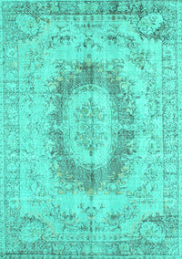 Persian Turquoise Traditional Rug, tr774turq
