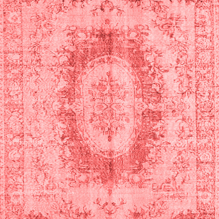 Machine Washable Persian Red Traditional Rug, wshtr774red