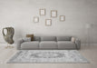 Machine Washable Persian Gray Traditional Rug in a Living Room,, wshtr774gry